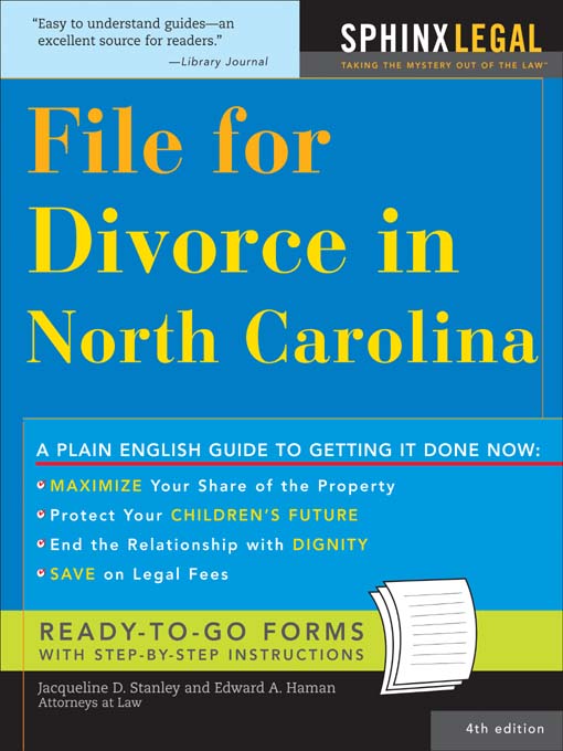 Title details for File for Divorce in North Carolina by Jacqueline  Stanley - Available